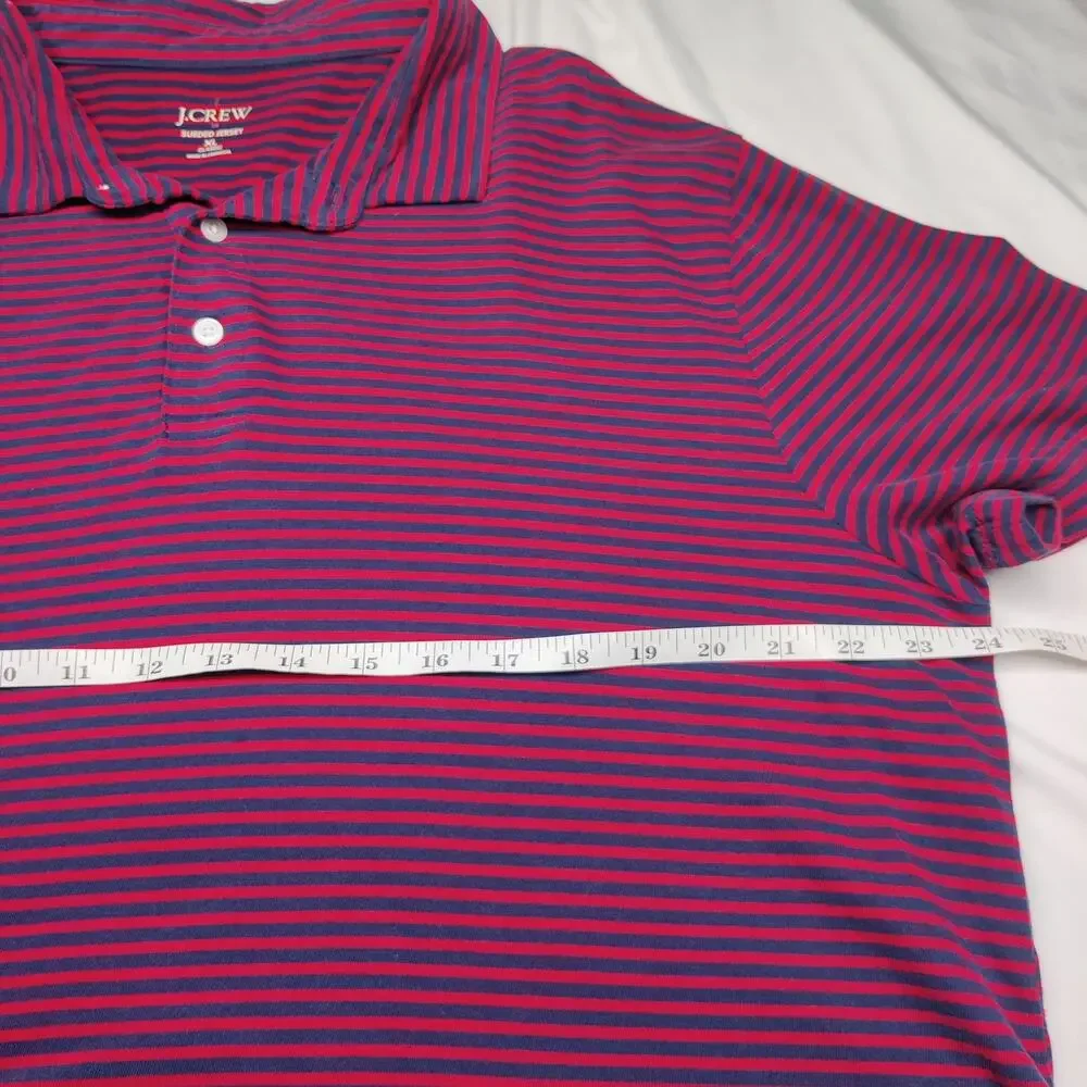 Bundle x2 J. Crew Oarsman Sueded Shirts Jersey Polo Crewneck XL Classic Fit